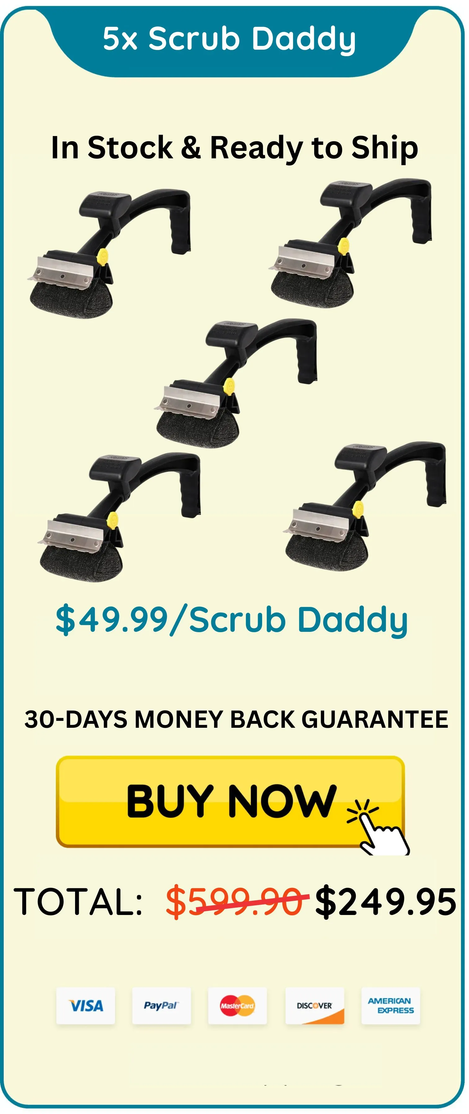Scrub Daddy 5 Unit